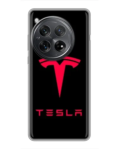 Чохол для Xiaomi Redmi K80 Pro з картинкою «Tesla Red Logo» Чохол для Xiaomi Redmi K80 Pro з картинкою «Tesla Red Logo»