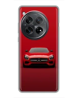 Чехол для Xiaomi Redmi K80 Pro с картинкой «Красный Mercedes AMG»