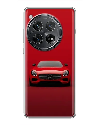Чехол для Xiaomi Redmi K80 Pro с картинкой «Красный Mercedes AMG»