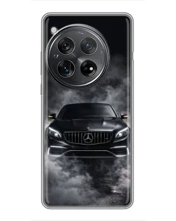 Чехол для Xiaomi Redmi K80 Pro с картинкой «Mercedes в дыму»