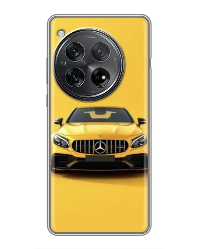 Чехол для Xiaomi Redmi K80 Pro с картинкой «Желтый Mercedes GT»
