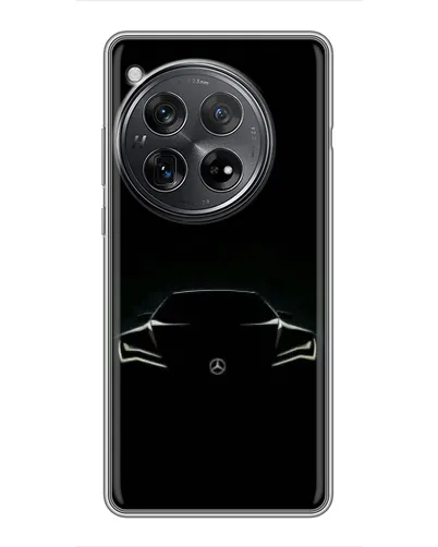 Чехол для Xiaomi Redmi K80 Pro с картинкой «Mercedes — силуэт авто» Чехол для Xiaomi Redmi K80 Pro с картинкой «Mercedes — силуэт авто»