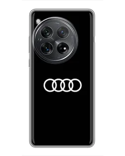 Чехол для Xiaomi Redmi K80 Pro с картинкой «Audi White Logo»