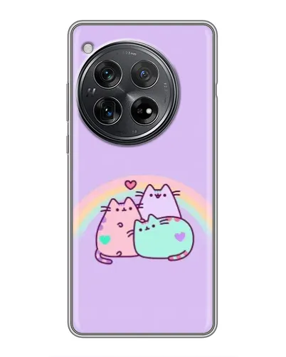 Чохол для Xiaomi Redmi K80 Pro з картинкою «Веселкові Пушини» Чохол для Xiaomi Redmi K80 Pro з картинкою «Веселкові Пушини»