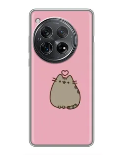 Чохол для Xiaomi Redmi K80 Pro з картинкою «Pusheen серце»