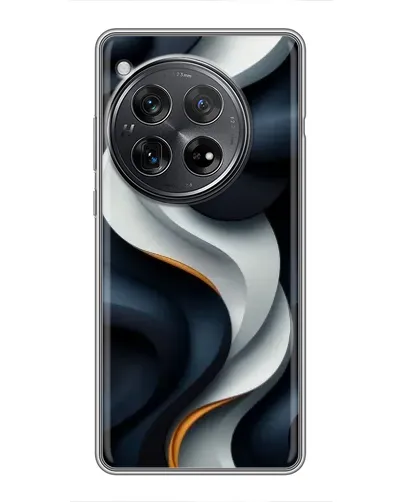 Чохол для Xiaomi Redmi K80 Pro з картинкою «Об'ємні чорно-білі стрічки» Чохол для Xiaomi Redmi K80 Pro з картинкою «Об'ємні чорно-білі стрічки»