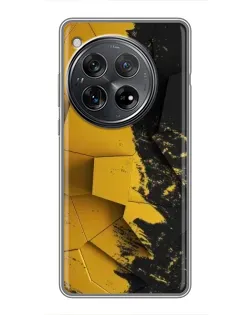 Чохол для Xiaomi Redmi K80 Pro з картинкою «Золоті уламки геометрії»