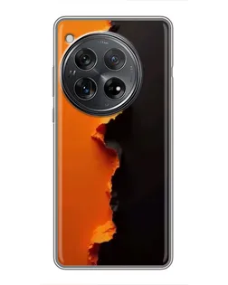 Чохол для Xiaomi Redmi K80 Pro з картинкою «Помаранчевий розлом»