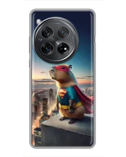 Чохол для Xiaomi Redmi K80 Pro з картинкою «Капі-мен супергерой» Чохол для Xiaomi Redmi K80 Pro з картинкою «Капі-мен супергерой»