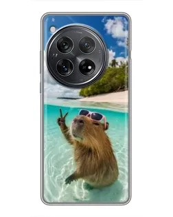 Чохол для Xiaomi Redmi K80 Pro з картинкою «Капібара на морі» Чохол для Xiaomi Redmi K80 Pro з картинкою «Капібара на морі»