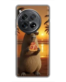 Чохол для Xiaomi Redmi K80 Pro з картинкою «Капібара з піцою» Чохол для Xiaomi Redmi K80 Pro з картинкою «Капібара з піцою»