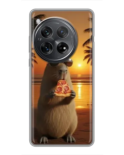 Чохол для Xiaomi Redmi K80 Pro з картинкою «Капібара з піцою» Чохол для Xiaomi Redmi K80 Pro з картинкою «Капібара з піцою»