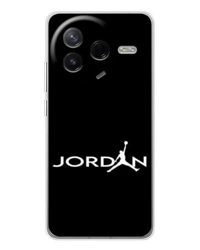 Чехол для Xiaomi Redmi K80 Ultra с картинкой «Jordan White Logo»