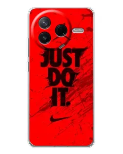 Чехол для Xiaomi Redmi K80 Ultra с картинкой «Nike Just Do It»