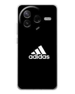 Чехол для Xiaomi Redmi K80 Ultra с картинкой «Черная классика Adidas»