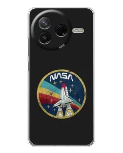 Чехол для Xiaomi Redmi K80 Ultra с картинкой «NASA — эмблема миссии»