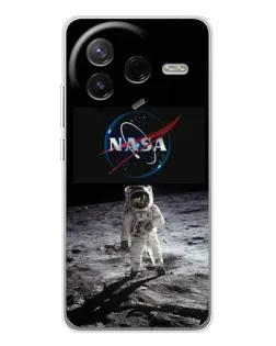 Чехол для Xiaomi Redmi K80 Ultra с картинкой «Астронавт на Луне»