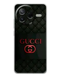 Чехол для Xiaomi Redmi K80 Ultra с картинкой «Gucci — стеганый черный»