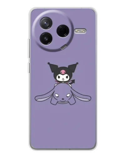 Чехол для Xiaomi Redmi K80 Ultra с картинкой «Kuromi на лиловом фоне» Чехол для Xiaomi Redmi K80 Ultra с картинкой «Kuromi на лиловом фоне»