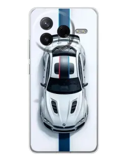 Чехол для Xiaomi Redmi K80 Ultra с картинкой «Вид сверху — BMW M»