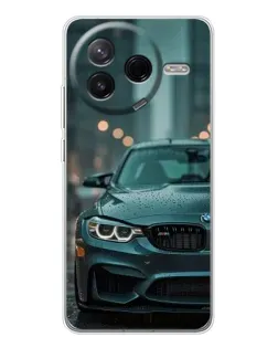 Чехол для Xiaomi Redmi K80 Ultra с картинкой «BMW в огнях города»