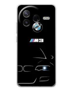 Чехол для Xiaomi Redmi K80 Ultra с картинкой «Минималистичный принт BMW M3»