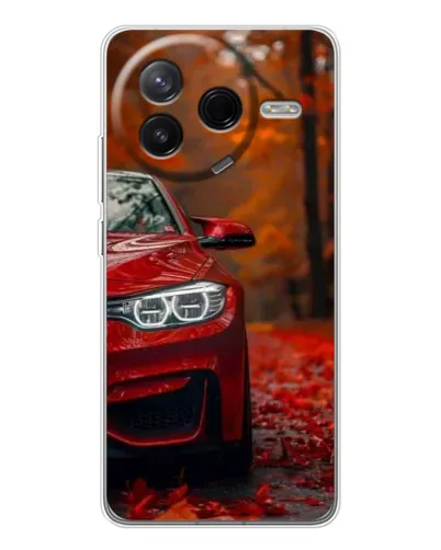 Чехол для Xiaomi Redmi K80 Ultra с картинкой «Осенняя BMW M4»