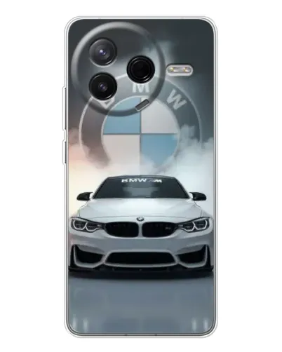 Чехол для Xiaomi Redmi K80 Ultra с картинкой «BMW в белом дыму» Чехол для Xiaomi Redmi K80 Ultra с картинкой «BMW в белом дыму»