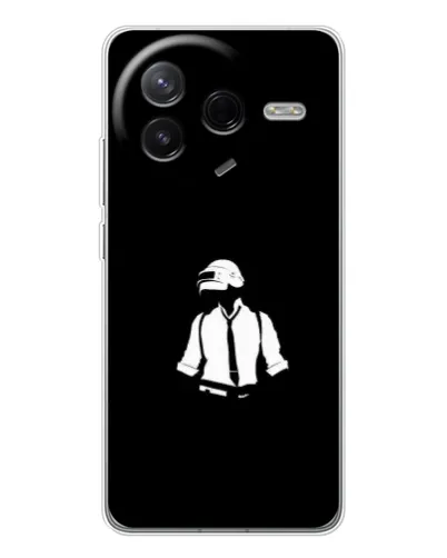 Чехол для Xiaomi Redmi K80 Ultra с картинкой «PUBG — белый шлем» Чехол для Xiaomi Redmi K80 Ultra с картинкой «PUBG — белый шлем»