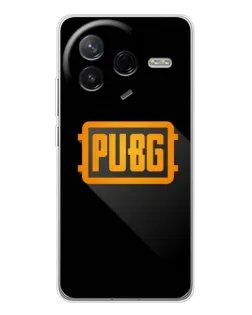 Чехол для Xiaomi Redmi K80 Ultra с картинкой «PUBG — рамка лого» Чехол для Xiaomi Redmi K80 Ultra с картинкой «PUBG — рамка лого»