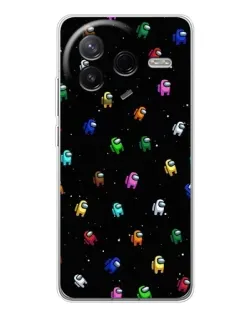 Чехол для Xiaomi Redmi K80 Ultra с картинкой «Экипаж Among Us»