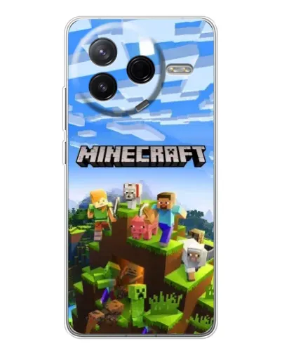 Чехол для Xiaomi Redmi K80 Ultra с картинкой «Minecraft классический мир» Чехол для Xiaomi Redmi K80 Ultra с картинкой «Minecraft классический мир»