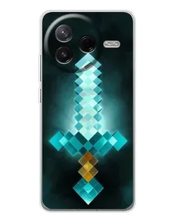 Чехол для Xiaomi Redmi K80 Ultra с картинкой «Алмазный меч неон» Чехол для Xiaomi Redmi K80 Ultra с картинкой «Алмазный меч неон»