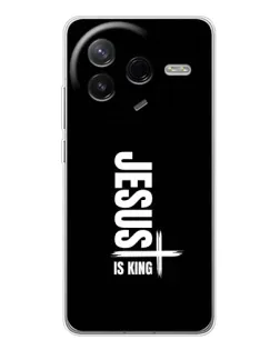 Чехол для Xiaomi Redmi K80 Ultra с картинкой «Вертикаль веры Jesus»