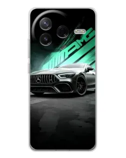 Чехол для Xiaomi Redmi K80 Ultra с картинкой «Темный Mercedes AMG»