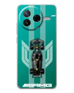 Чехол для Xiaomi Redmi K80 Ultra с картинкой «Mercedes AMG Petronas»