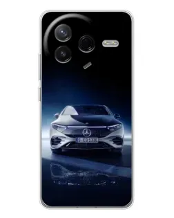 Чехол для Xiaomi Redmi K80 Ultra с картинкой «Ночной Mercedes EQ»
