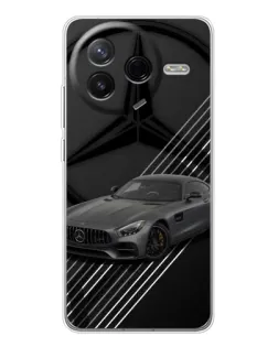 Чехол для Xiaomi Redmi K80 Ultra с картинкой «Mercedes AMG — графика»