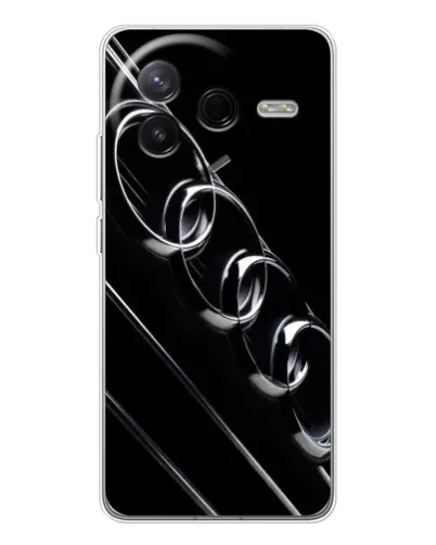 Чехол для Xiaomi Redmi K80 Ultra с картинкой «Audi — абстрактные кольца»
