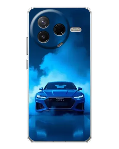 Чехол для Xiaomi Redmi K80 Ultra с картинкой «Audi — голубая энергия»