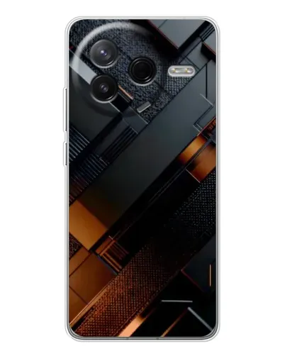 Чехол для Xiaomi Redmi K80 Ultra с картинкой «Черные геометрические блоки» Чехол для Xiaomi Redmi K80 Ultra с картинкой «Черные геометрические блоки»