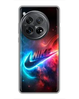 Чехол для Xiaomi Redmi K80 с картинкой «Огненный логотип Nike»