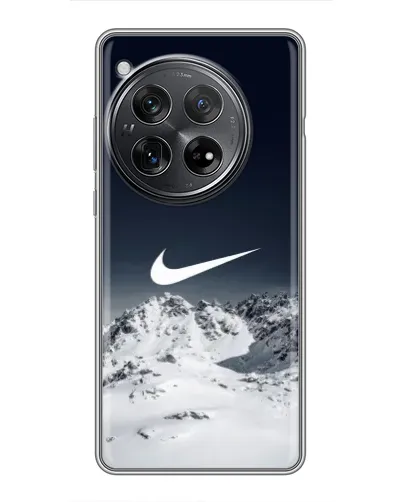 Чехол для Xiaomi Redmi K80 с картинкой «Nike — зимние горы»