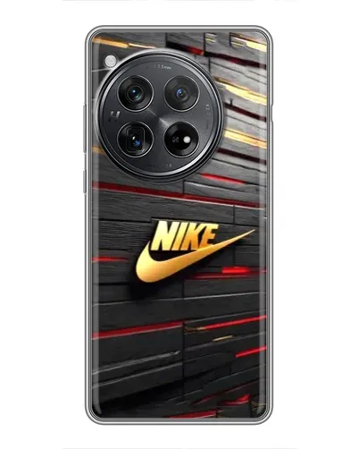 Чехол для Xiaomi Redmi K80 с картинкой «Золотой Nike на металле»