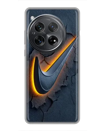 Чехол для Xiaomi Redmi K80 с картинкой «Объемный логотип Найк»