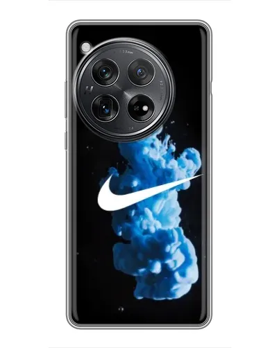 Чехол для Xiaomi Redmi K80 с картинкой «Nike и синий дым»