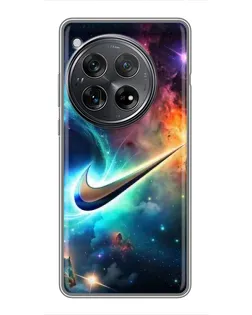 Чехол для Xiaomi Redmi K80 с картинкой «Космический Nike Swoosh»