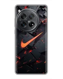 Чехол для Xiaomi Redmi K80 с картинкой «Nike — эффект разломов»