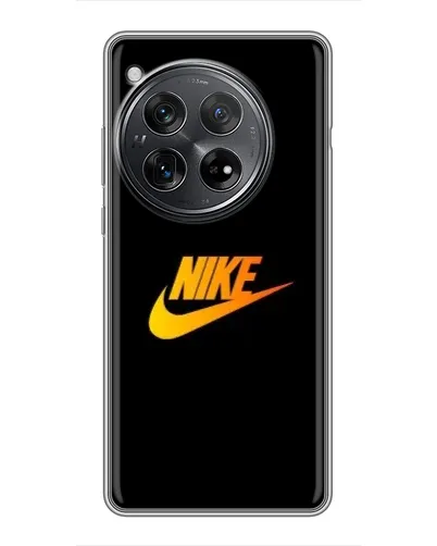 Чехол для Xiaomi Redmi K80 с картинкой «Золотой логотип Nike»