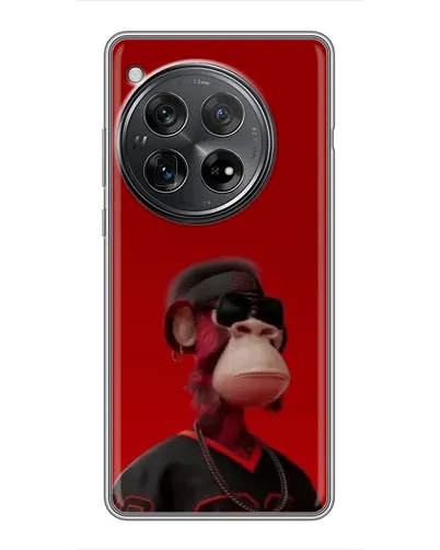 Чехол для Xiaomi Redmi K80 с картинкой «Bored Ape в красном» Чехол для Xiaomi Redmi K80 с картинкой «Bored Ape в красном»